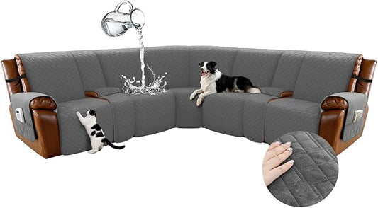 Arfntevss Waterproof Recliner Sectional Couch Covers by Arfntevss