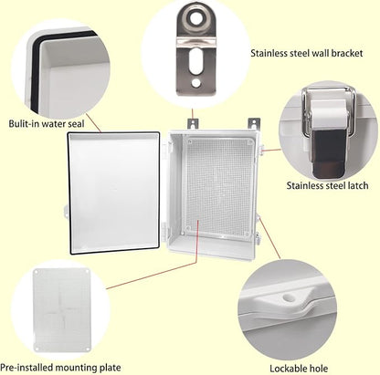 Outdoor Waterproof Electrical Box Junction Box Weatherproof IP67 ABS Plastic - Image 3
