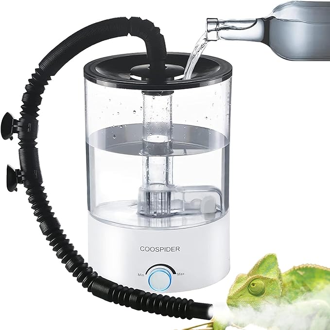 Coospider 4.2L Top Fill Reptile Humidifier, Fogger Mister by Coospider