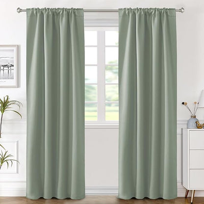 H.VERSAILTEX Blackout Curtains Thermal Insulated Window Treatment Panels Room - Image 2