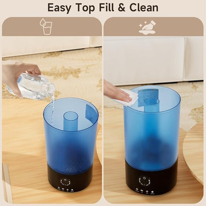 Humidifiers for Bedroom, 3.2L Quiet Ultrasonic Cool Mist Humidifier - Image 4