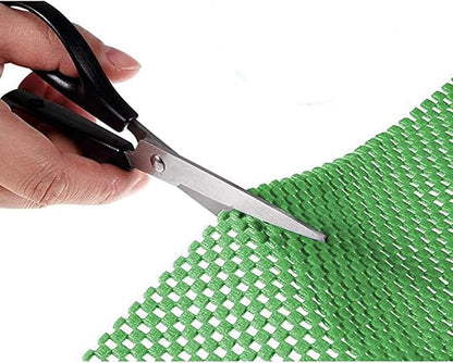 Shelf Liner Drawer Liner Non-Slip Mat Shelves Liners 12" X6.5’ Grid Pattern PVC - Image 2