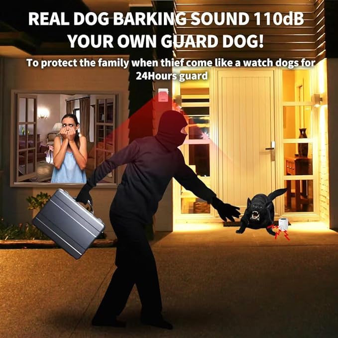 Barking Dog Alarm Motion Detector, Pir Human Body Sensor Alarm Electronic - Image 6