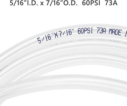 Eastrans 25ft x 5/16'' ID Clear Vinyl Tubing, Flexible Hybrid PVC Tubing Hose - Image 4