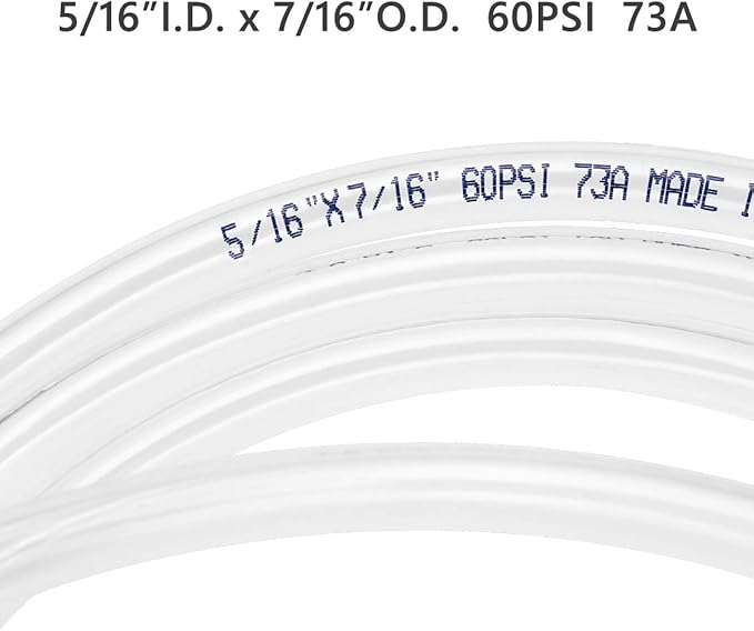 Eastrans 50ft x 5/16'' ID Clear Vinyl Tubing, Flexible Hybrid PVC Tubing Hose - Image 4