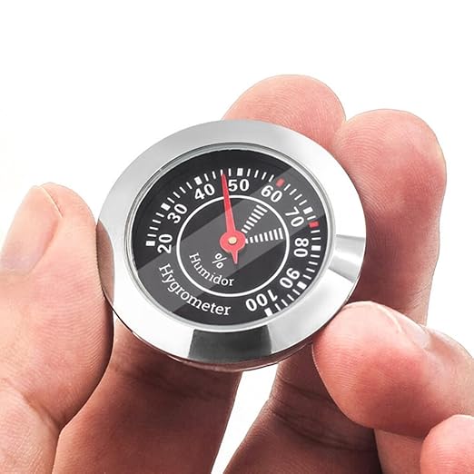 Humidor Hygrometer for Analog Hygrometer Humidor Accessory Humidity Gauge Alloy - Image 3