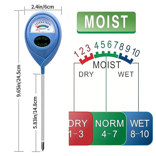 Soil Moisture Meter, 2 Packs Plant Water Meter, Moisture Meter, Soil Tester - Image 2