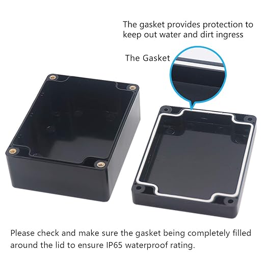 Junction Box, Zulkit Project Box IP65 Waterproof Outdoor Box ABS Plastic - Image 4