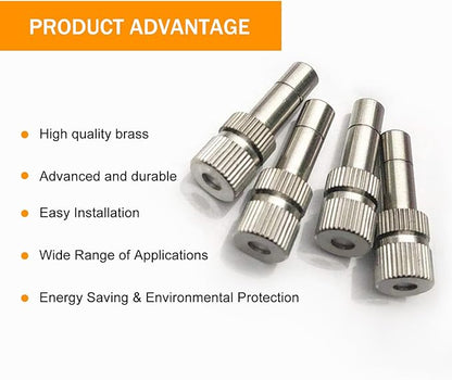 20pcs Brass Mister Nozzles, 6mm Misting Nozzles - Image 5