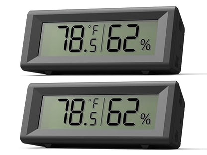 Small Digital Hygrometer, Humidity Meter, Indoor Thermometer, Room Temperature by PFTTDD