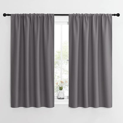 NICETOWN Grey Window Curtains for Bedroom by NICETOWN
