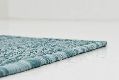 Unique Loom Collection Casual Transitional Solid Heathered Indoor/Outdoor - Image 8
