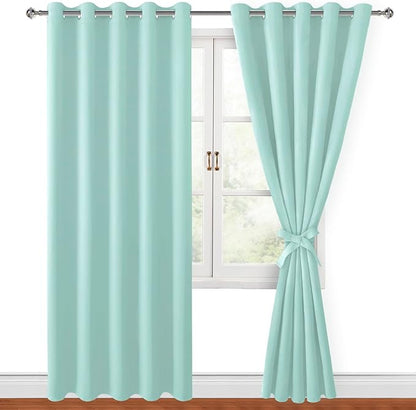 Hiasan Blackout Curtains for Bedroom, 60 x 84 Inches Long by Hiasan