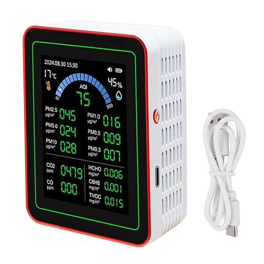 18 in 1 Air Quality Tester for Home, Indoor Air Quality Monitor, - Image 7