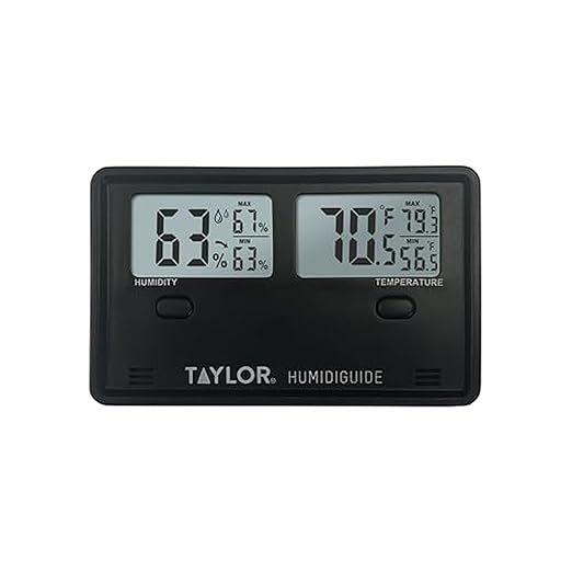 Taylor Wireless Digital Indoor Outdoor Thermometer and Hygrometer, Dual Display by Taylor