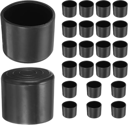 uxcell 24pcs Round Chair Leg Caps 30mm/1.2" PVC Chair Leg Floor Protectors by uxcell