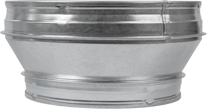 Vent Systems 10" Inch to 8" Inch Duct Reducer – Galvanized Steel HVAC Pipe - Image 7