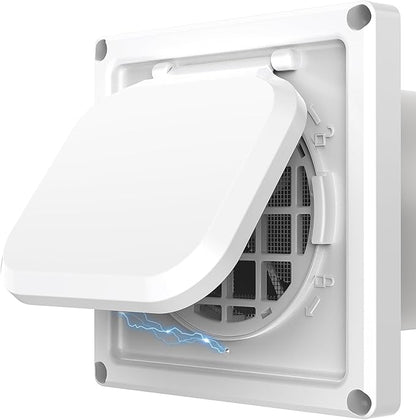 Dryer Vent Cover Outside 4 inch, Magnetic Door Design, Durable Airflow Vent by Unknown
