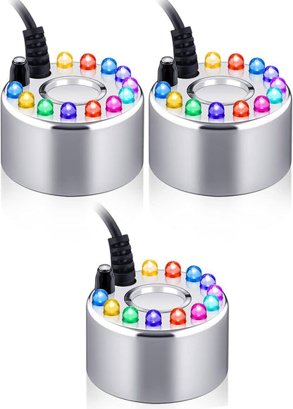 Yaomiao 3 Pcs Halloween Mist Maker Fogger Small Ultrasonic Fog Machine Fountain by Yaomiao