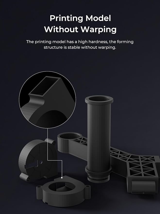 Creality Carbon Fiber Filament 1.75mm, 3D Printer Filament, 1kg Spool, No Warp - Image 5