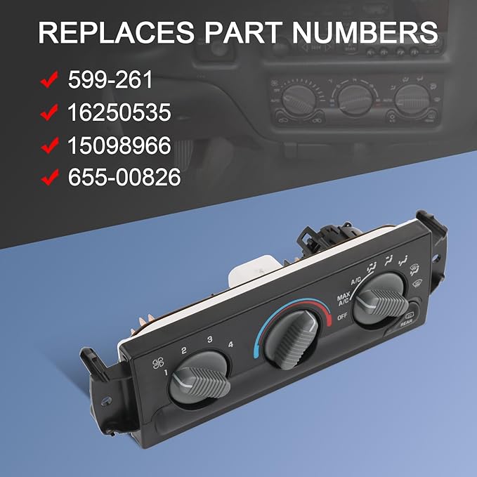A/C Heater Climate Control Module Compatible - Image 3
