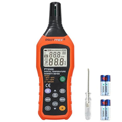 Protmex Digital Temperature Humidity Meter, Thermometer Hygrometer by Protmex