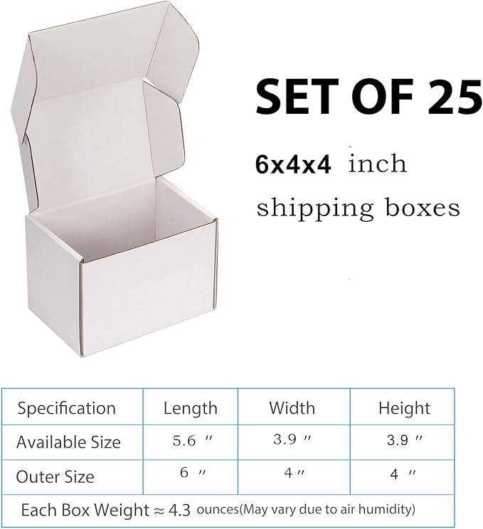 Small Shipping Boxes 6x4x4 Inch - Image 2