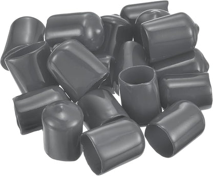 uxcell 20pcs Rubber End Caps 14.5mm ID Vinyl Round Tube Bolt Cap Cover Thread - Image 4