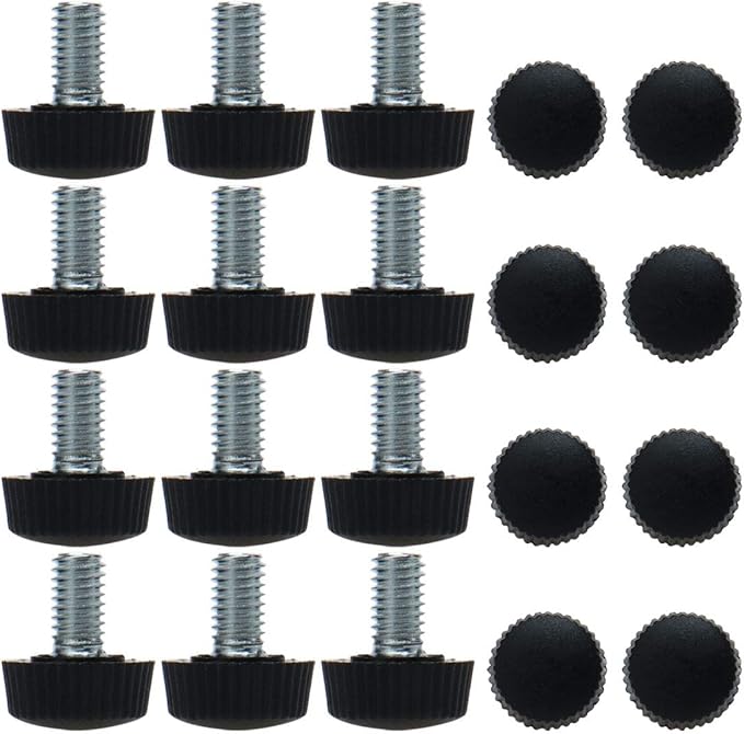 uxcell M6 x 10 x 16mm Leveling Feet Adjustable Leveler Floor Protector by uxcell
