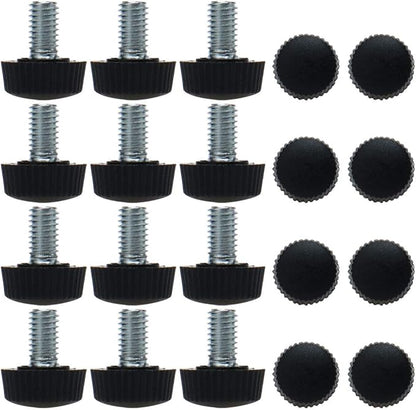 uxcell M6 x 10 x 16mm Leveling Feet Adjustable Leveler Floor Protector by uxcell
