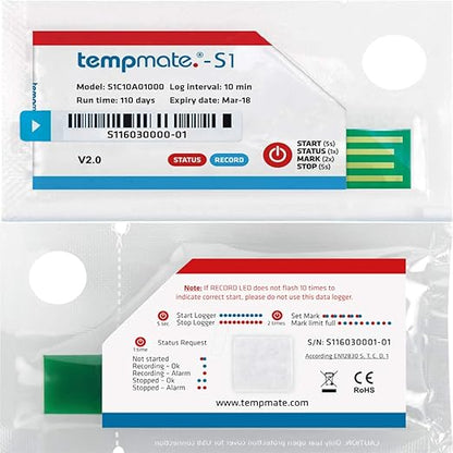 Thermal Mapping Area Mapping Single use Data Logger, thermocouple Data Logger - Image 3