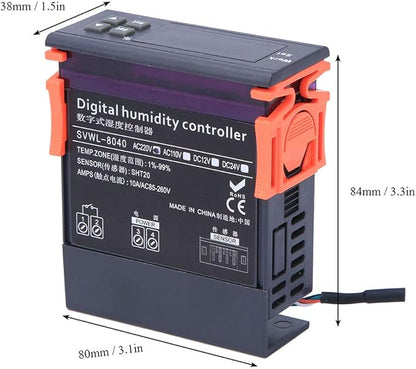 Oumefar AC 220V Digital Air Humidity Controller Range 1%-99% RH High Precision - Image 4