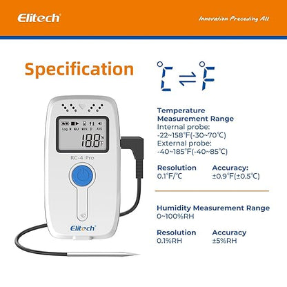 Elitech RC-4 Temperature Data Logger Recorder - Image 2
