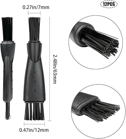 24pcs Men's Electric Shavers Cleaning Brush Double-Sided Shavers Brush Hair - Image 3