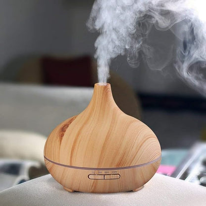 Aroma Essential Oil Diffuser, JoySusie 500ml Wood Grain Ultrasonic Cool Mist - Image 6