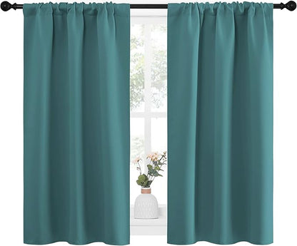 NICETOWN Kitchen Curtains, Privacy & Light Block Out Window Curtains & Drapes - Image 2