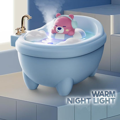 Cute Mini Humidifier for Bedroom & Office, Top Fill 0.34L, Cool Mist, Easy Clean - Image 3