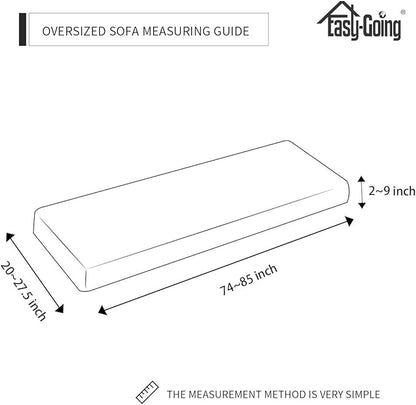 Easy-Going Stretch Cushion Cover Sofa Cushion Furniture Protector Sofa Seat - Image 6