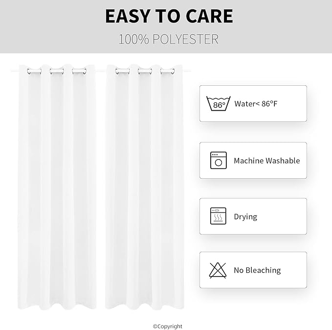 DIVA EN CAMINO DEC Outdoor Patio Curtain Waterproof Darkening Thermal Insulated - Image 5
