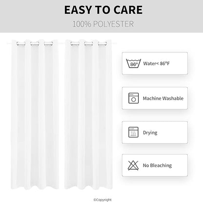 Outdoor Indoor Curtains W52 x L108 - Image 5