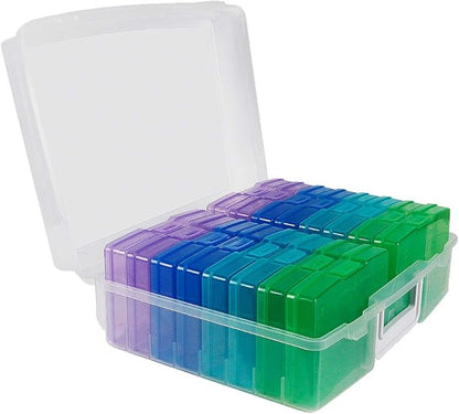 novelinks Transparent 4" x 6" Photo Organizers and Photo Storage Box - Image 2