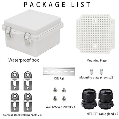 Outdoor Waterproof Electrical Box Junction Box Weatherproof IP67 ABS Plastic - Image 4