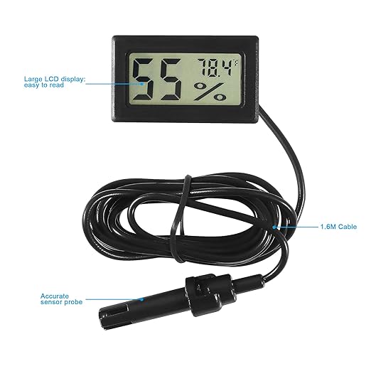 2Pcs TPM-10 Digital Mini Hygrometer Thermometer Gauge - Image 4