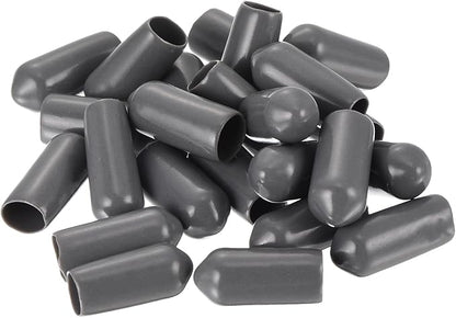 uxcell 20pcs Rubber End Caps 6mm ID Vinyl PVC Round Tube Bolt Cap Cover Screw - Image 4