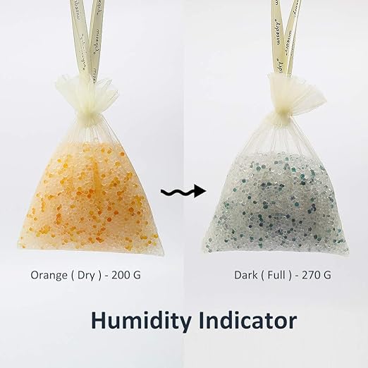 wisedry Silica Gel Beads Reusable Color Indicating Rechargeable Desiccant Bulk - Image 9