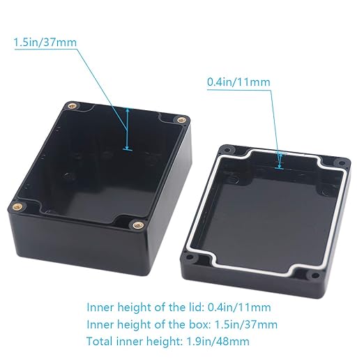 Junction Box, Zulkit Project Box IP65 Waterproof Outdoor Box ABS Plastic - Image 6