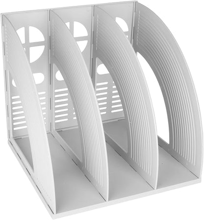 SAYEEC Magazine Holder Plastic File Sorter Binder Holder by SAYEEC