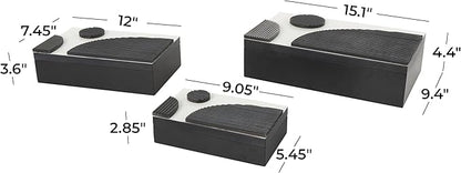 Deco 79 Wood Handmade Decorative Box Decorative Keepsake Boxes - Image 6