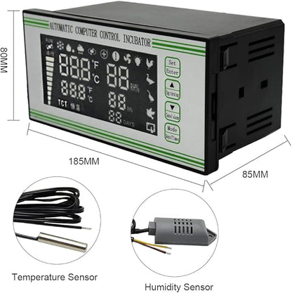 Fully Automatic XM-18S Incubator Controller Thermostat Temperature Humidity - Image 2