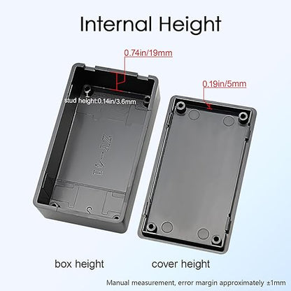 Project Box 8 Pieces Electrical Box Small Junction Box ABS Plastic Enclosure - Image 5